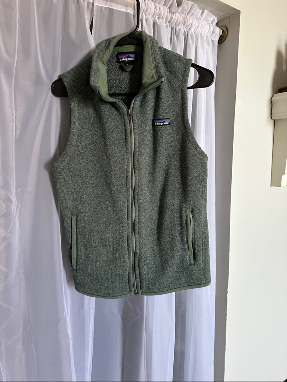 Patagonia Women's Zipped Fleece Vest (Green)
